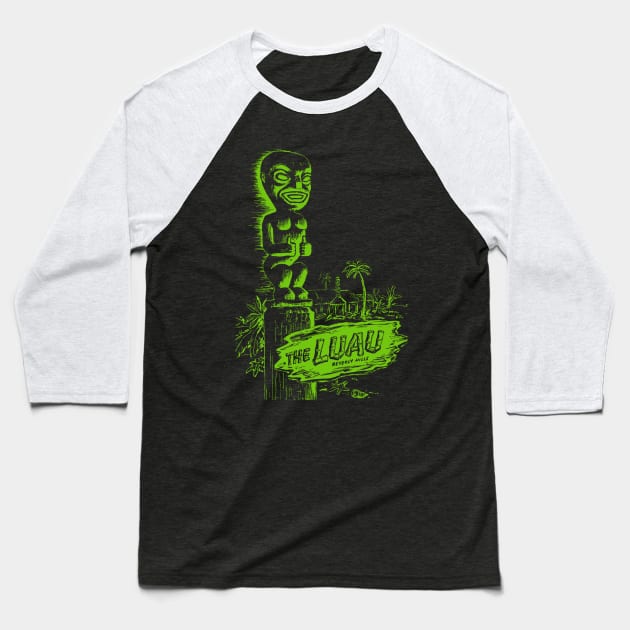 The Luau Restaurant Party Baseball T-Shirt by Nostic Studio